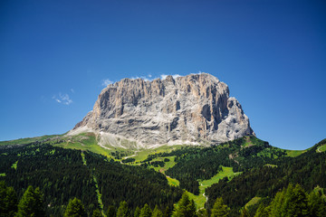 Fototapeta na wymiar Mountain landscape of Dolomites Alps. Italie