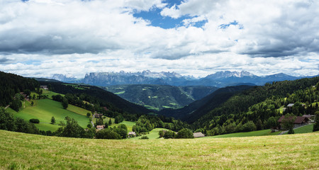 Fototapeta na wymiar Mountain landscape of Dolomites Alps. Italy