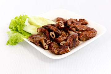 grilled pork chitterlings