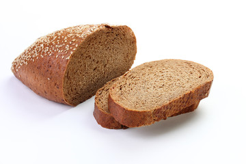breads isolated white background