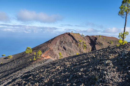 La palma ruta de los vulcanos crater