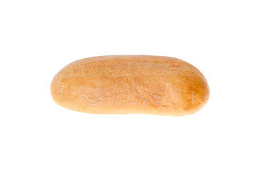 Wheat bread on a white background