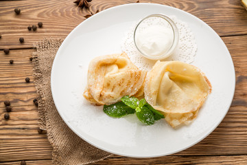 healthy food beautiful and tasty food on a plate