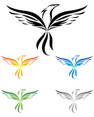 Obraz premium eagle, hawk, phoenix, logo design