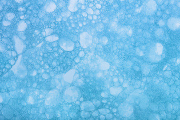 Watercolor abstract foam art background