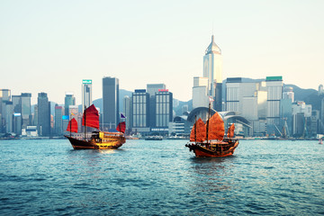 Obraz premium Hong Kong harbour