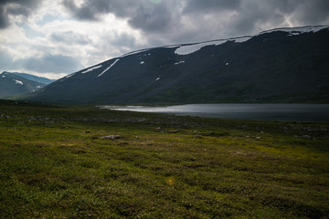 Fototapeta premium Lake and mountains