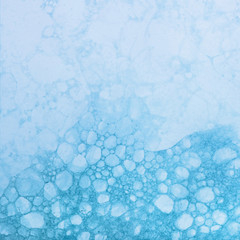 Watercolor abstract foam art background