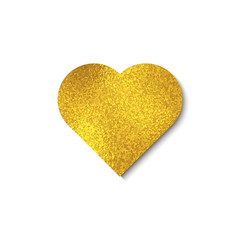 Golden heart icon.