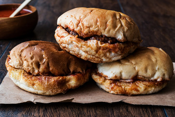 Turkish Wet Burger with sauce / islak hamburger