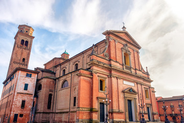 Obraz premium Imola cathedral San Cassiano Bologna Emilia Romagna Italy