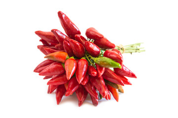 Bunch of red hot chili pepper