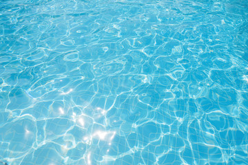 Plakat Beautiful ripple wave and water surface in swimming pool