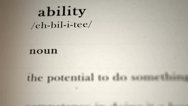 Ability Definition