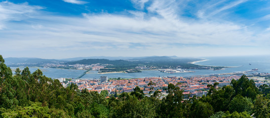 Fototapeta premium Viano do Castelo, viewed from the Cathedral