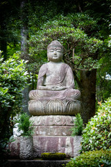 Stone buddha in Japan