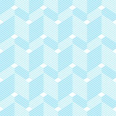 Seamless pattern with waves and zigzags.