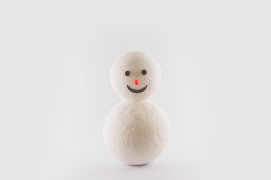 Snowman isolated