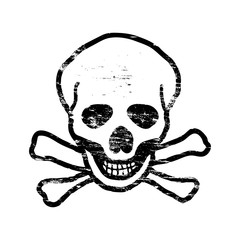 Skull And Crossbones Stamp