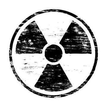 Grungy Radiation Symbol