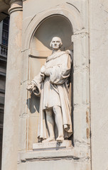 Statue of Piero Capponi, Uffizi Gallery Museum, 