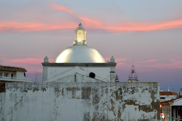 Amazing sky over Albufeira