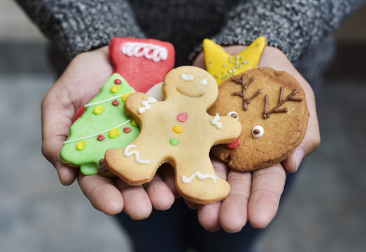 Man With Christmas Cookies