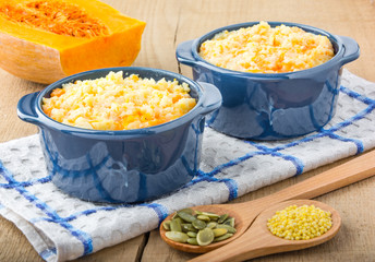 millet porridge with pumpkin