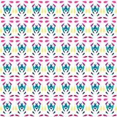 Seamless background with abstract ethnic pattern