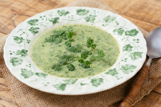 German Potato and Chervil Soup