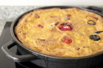 Rice with crust, dish typical of Elche.