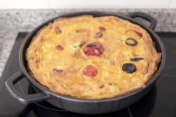 Rice with crust, dish typical of Elche.