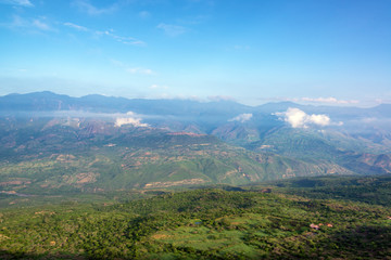 Landscape around Barichara, Colombia