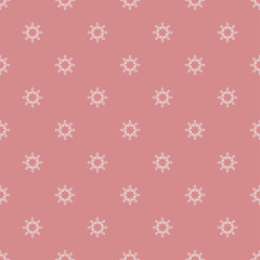 Christmas snowflakes seamless background. 