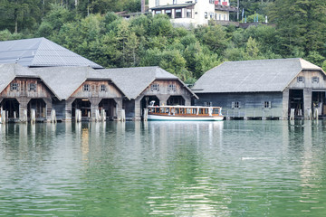 Fototapeta premium Lake Koenigssee Berchtesgaden Bavaria Germany