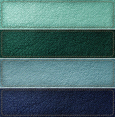 Fototapeta premium leather banner set