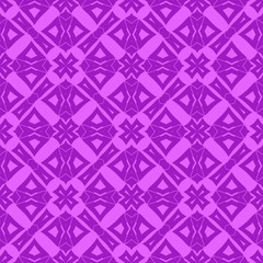 Pink Ornamental Seamless Line Pattern. Endless Texture. Oriental Geometric Ornament