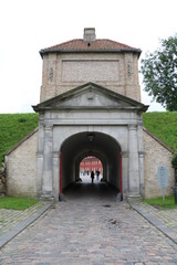 Fototapeta na wymiar North gate of the fort of Copenhagen, Denmark 