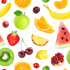 Fruits seamless pattern