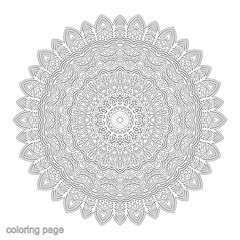 Adult Coloring Book Mandala Ethnic