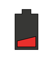 battery power energy icon vector illustration design