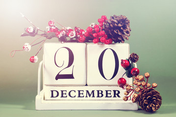 Christmas Advent Calendar for days until Christmas