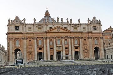 Obraz premium Roma, Città del Vaticano - la basilica di San Pietro