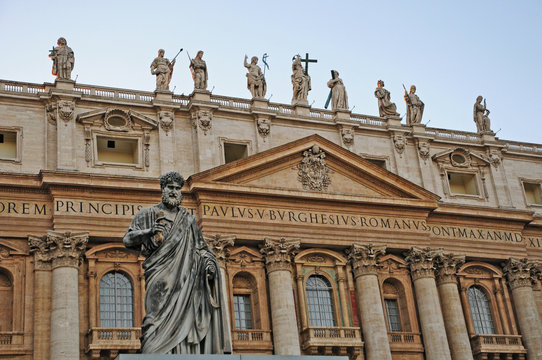 Roma, Città del Vaticano - la basilica di  San Pietro