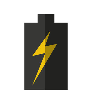 battery power energy icon vector illustration design