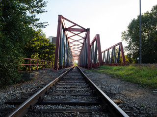Fototapeta na wymiar Dusiburg railway line