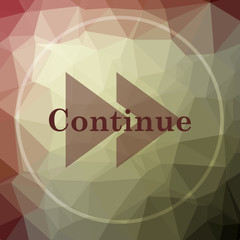Continue icon