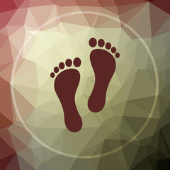 Foot print icon