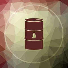 Oil barrel icon