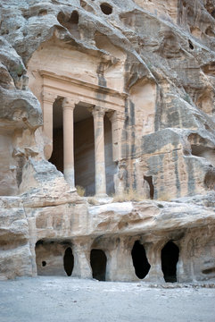 Temple Dushara at Little Petra, Jordan